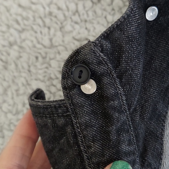 Black denim Ellie Tahari jacket - Picture 5 of 7